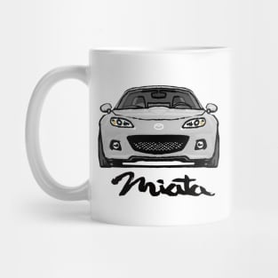 MX5 Miata NC3 White Mug